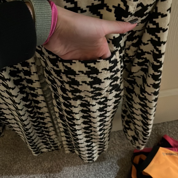 bdg hounds tooth flannel buttondown - Picture 4 of 5